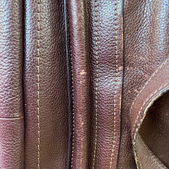 Chloe paraty 2-way large bag work bag glossy brown leather shoulder strap gold - Picture 16 of 16